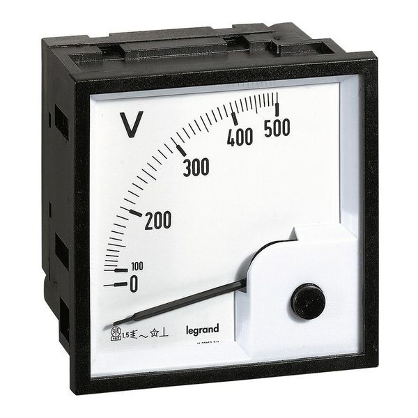 Voltmetre 500V Fut Carre legrand 014661