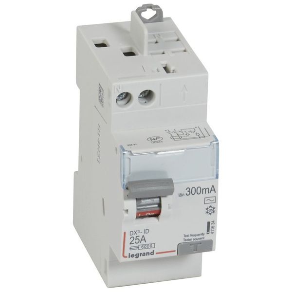 Dx3 Inter Differentiel 2P 25A Ac 300Ma T G Auto legrand 411634