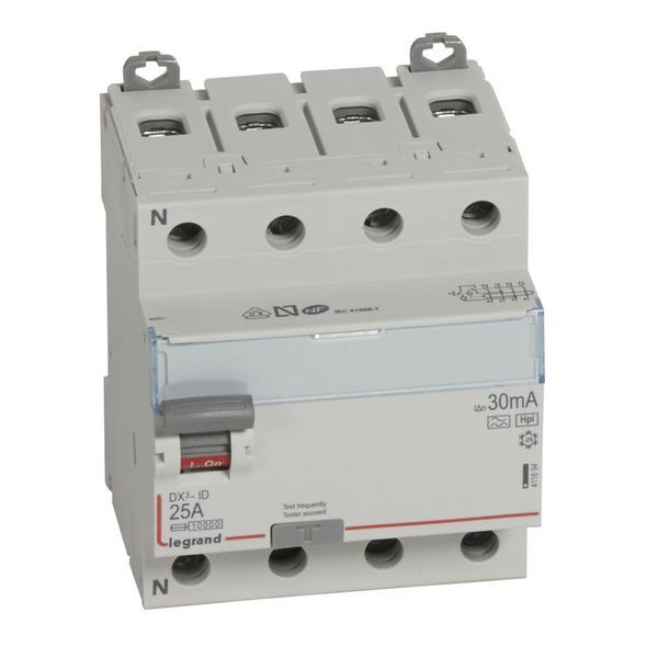Inter Diff Dx³-Id Arrivée Haut/Départs Bas Vis 4P 400V~ 25A legrand 411694