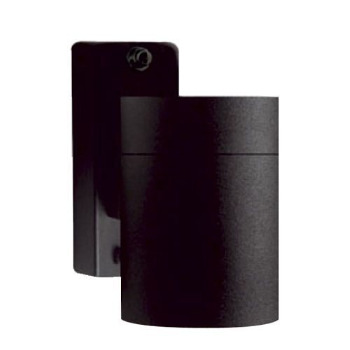 Applique Murale GU10 35W noir 230V IP54 CL1