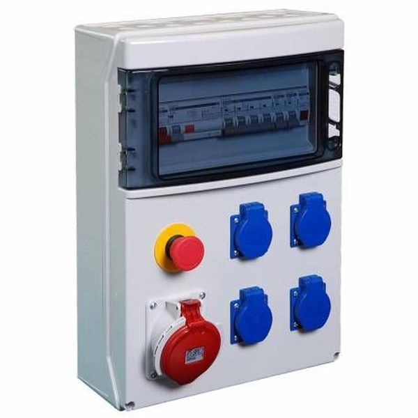 Coffret de distribution 4 pc nf / 1pc 3p+t 32a + au - GP31224