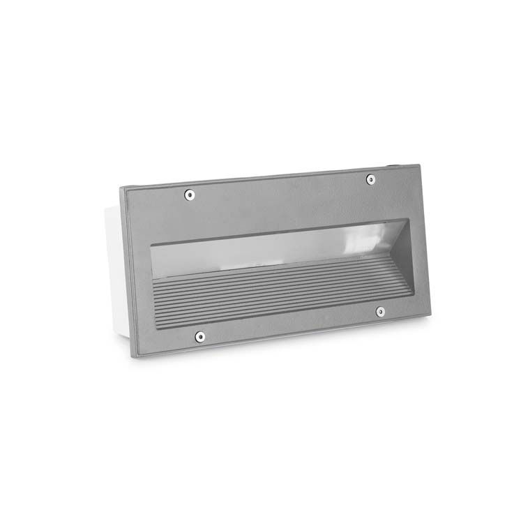 Encastré de mur micenas LED 15 x LED 5 5 gris 05-9832-34-CL