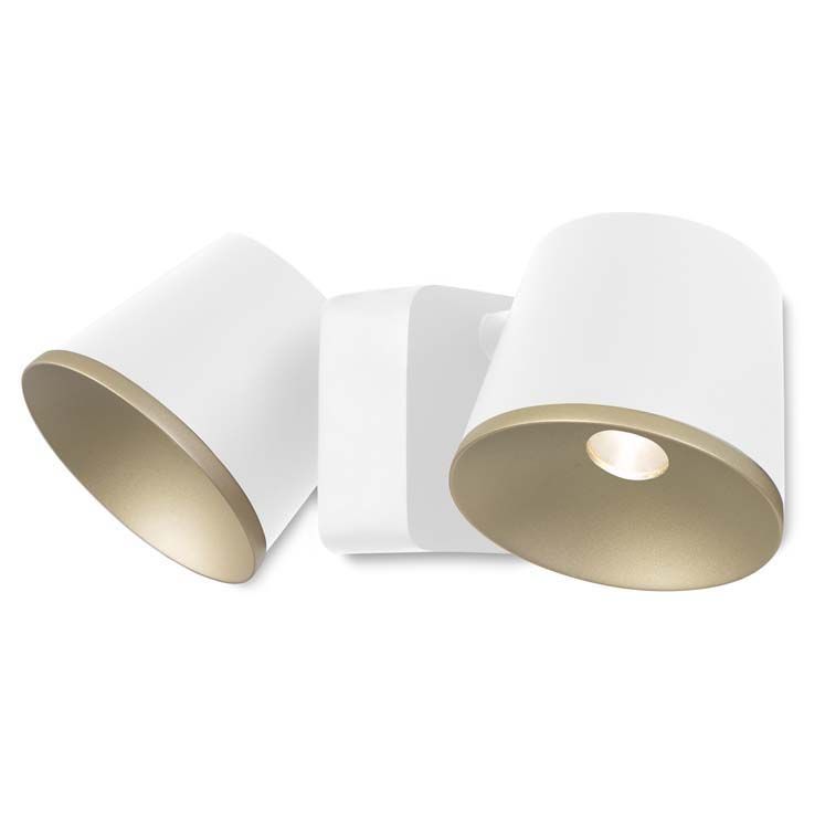 Applique drone 2 x LED 14 blanc mat 05-5307-14-F5