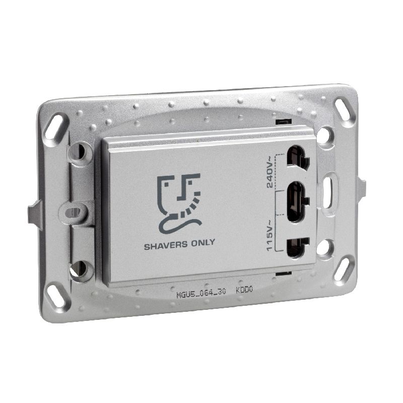 Unica - prise rasoir livrée avec support de fixati MGU5.064.30