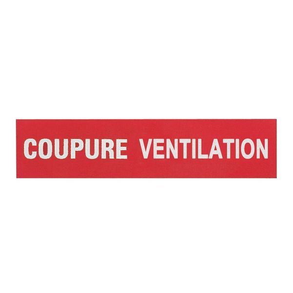 Lot De 3 Etiquettes Coupure Ventilation Pour Coffret 90 legrand 038031