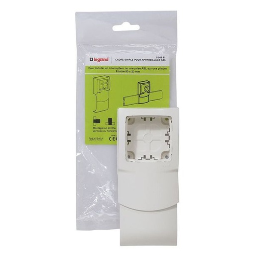 [LEG098991] Cadre Asl 1Poste Pour Plinthe legrand 098991