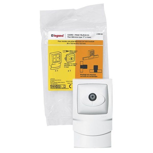 [LEG298905] Cadre 1 Poste + Sat Ep 12.5 legrand 298905