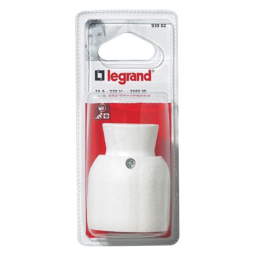 [LEG093902] Prolongateur 2P+T 16A Franco-Belge Porte Feuille Sortie Droi legrand 093902