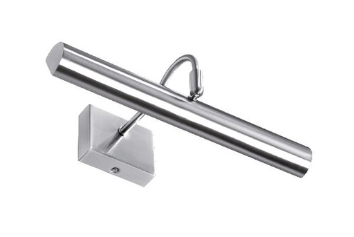 [ARI0369] Opera - applique tableau, basc., nickel, led intég. 8w 3000k 450lm intég. - 0369