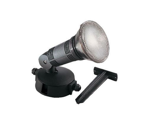 [ARI0790] Dafnee - proj. ext. ip65 ik08, basc., noir, e27 par38 100w max., lampe - 0790