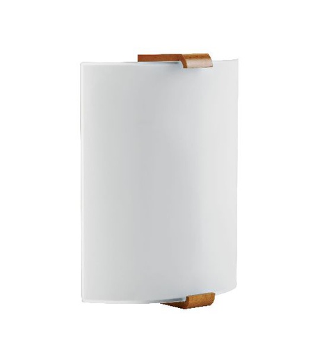 [ARI1821] Aura - applique mur e27 60w max., verre opale, lampe non incl. - 1821