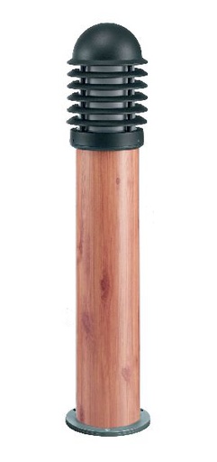 [ARI1837] Caleo 1 - borne ext. ip44 ik07, bois, e27 100w max., lampe non incl., - 1837