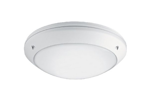 [ARI1898] Polar 312 - hublot ext. ip44/65 ik10, rond, blanc, e27 75w max., lpe n - 1898