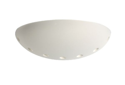 [ARI3005] Domino - applique mur plâtre e27 77w max.,demi-lune, lampe non incl. - 3005
