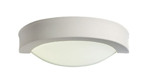 [ARI3021] Lara - applique mur plâtre e27 77w max.,demi-lune, lampe non incl. - 3021