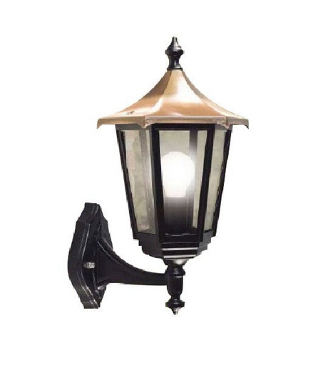[ARI3031] Monaco - appl. mur ext. (bas) ip43 ik02, vert, e27 100w max., lampe no - 3031