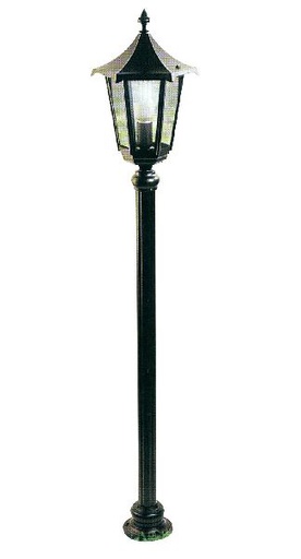 [ARI3048] Monaco - lant. mat ip43 ik02, noir, e27 100w max., lampe non incl., ha - 3048