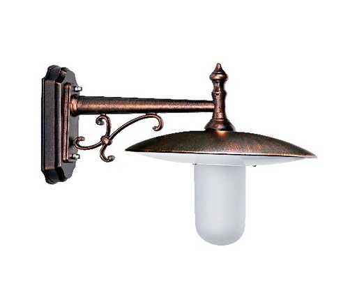 [ARI4080] Toscane - applique mur ext. ip44 ik02, cuivré, e27 57w max., lampe non - 4080