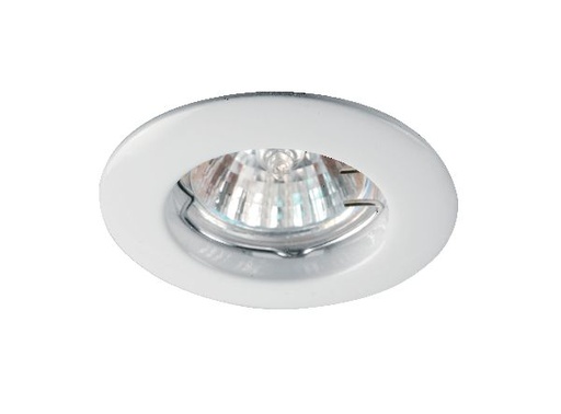 [ARI4656] Mini sat - encastré g4, rond, fixe, blanc, lampe non incl. - 4656
