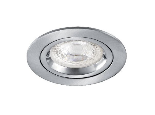 [ARI4802] Speed 50 r 12 - encastré gu5,3, rond, fixe, nickel, lampe non incl. - 4802