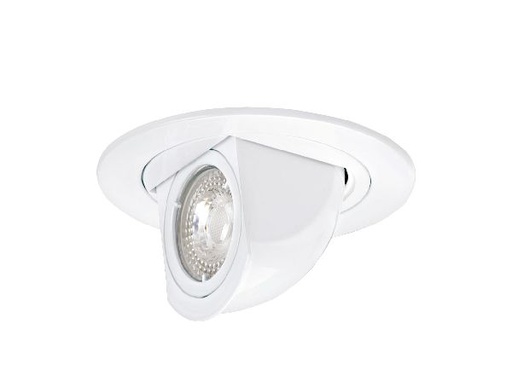 [ARI4845] Speed 110 - encastré gu5,3, rond, orientable et basc., blanc, lampe no - 4845