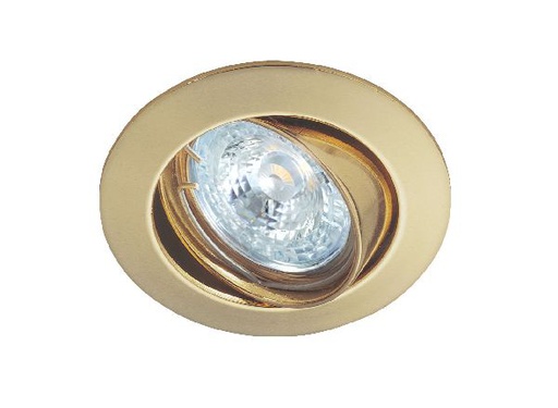 [ARI4875] Lunar 50-12 - encastré gu5,3, rond, basculant, doré, lampe non incl. - 4875