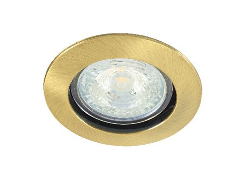 [ARI4884] Fixo -12 - encastré gu5,3, rond, fixe, bronze, lampe non incl. - 4884