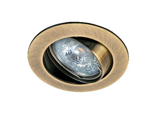 [ARI4885] Lunar 50-12 - encastré gu5,3, rond, basculant, bronze, lampe non incl. - 4885