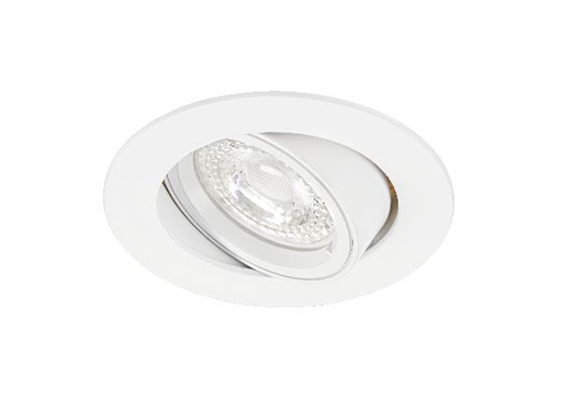 [ARI4895] Speed 70 r 230 - encastré gu10, rond, basculant, blanc, lampe non incl - 4895