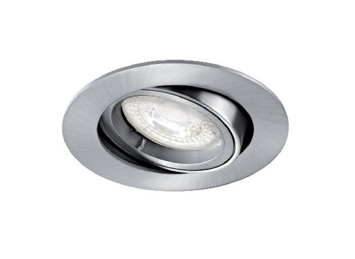 [ARI4896] Speed 70 r 230 - encastré gu10, rond, basculant, nickel, lampe non inc - 4896