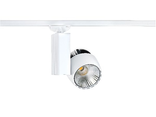 [ARI50172] Ikar 029 - proj. rail 1 all.029, blanc, angle 60°, led intég. 40w 3000 - 50172