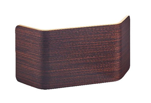 [ARI50552] Alton - applique mur, dark oak, led intég. 15w 3000k 700lm, dimmable - 50552