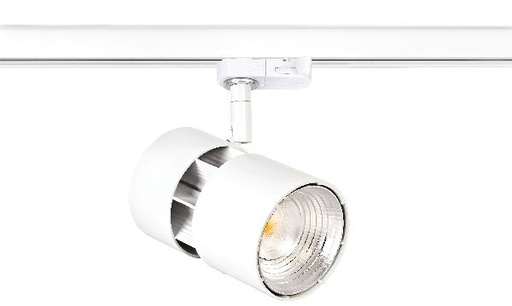 [ARI50589] Ninety - proj. rail 3 all.023, blanc, angle 70°, led intég. 30w 4000k - 50589