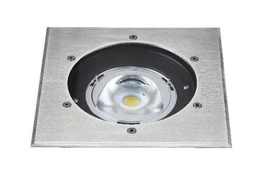 [ARI50650] Tecnisol 200 asy - enc.sol ext. ip67 ik10, carré, inox, led 20w 3000k - 50650