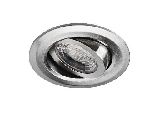 [ARI50658] Dl cover - encastré ip20/65, recouvrable, nickel, led intég. 6w 54° 30 - 50658