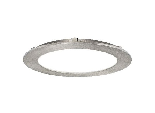 [ARI50805] Flat cct - downlight plat rond fixe nickel 110° led 12w 770lm 3000/400 - 50805