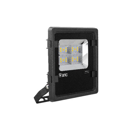 [ARI50824] Twister 3 - proj. ext. ip65 ik08, noir, 90° led intégré 45w 2400k 4950 - 50824