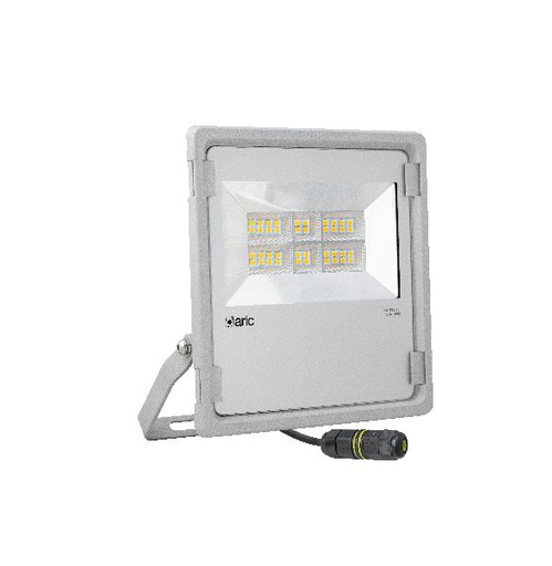 [ARI50839] Twister 3 - proj. ext. ip65 ik08, gris, 90° led intégré 100w 3000k 120 - 50839