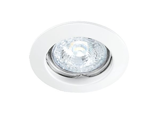 [ARI51134] Fixo - enc.gu5,3, ip20, rond, fixe, blanc, lpe led 6w 4000k 480lm - 51134