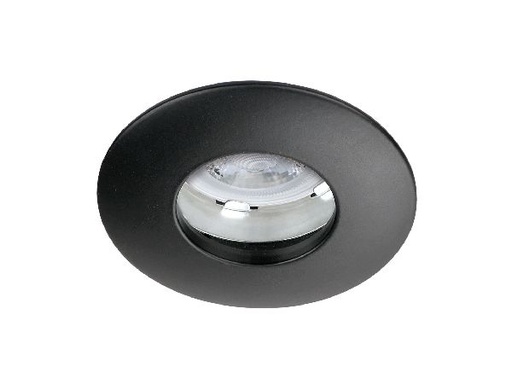 [ARI51191] Hidro -enc.gu5,3, ip20/65, cl.2, vol.1, noir, lpe led 6w 4000k 480lm incl. - 51190