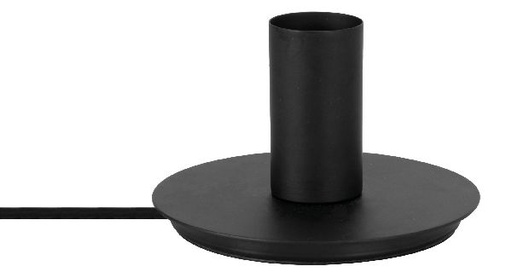 [ARI51208] Tavola - support de lampe e27 à poser, métal noir, lampe non incl. - 51207