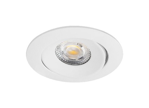 [ARI51226] Aspen tilt - encastré rond, basculant, blanc, led 5w 36° 400lm 3000/4000k (cct) - 51225