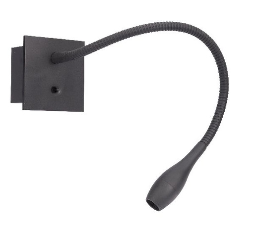 [ARI51239] Liza 2 et3 - liseuse avec inter 2,3w 3000k 110lm 40° 30000h, encastrée, noire - 51238