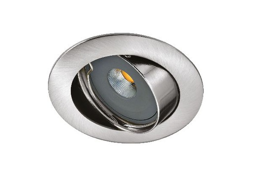 [ARI5239] Galaxy - encastré gu10, rond, basc., nickel, a/lpe led 6w 4000k 480lm - 5239