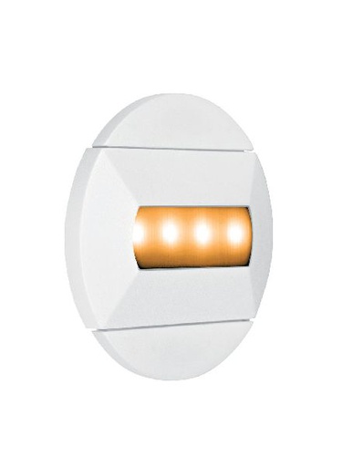 [ARI5262] Baliz - encastré mur rond, fixe, blanc, led intég. 0,46w 2400k 26lm - 5262