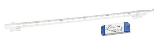 [ARI55431] Kit lumirai led 24- profilé rigide rond led ip20 7,5w 4200k 410lm, ali - 55431