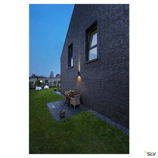 [DC1003425] ENOLA, applique ext, rond, M, anthracite, LED, 19W, 3000K/4000K, IP65, up/down 1003425