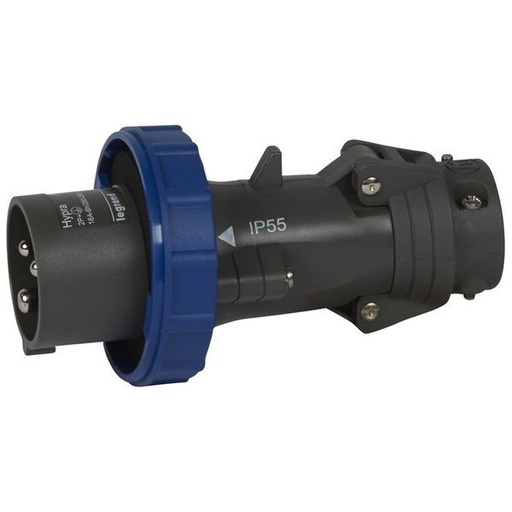 [LEG051156] Fiche Mobile Droite Hypra Ip66/67-55 16A 200V~ À 250V~ 2 legrand 051156