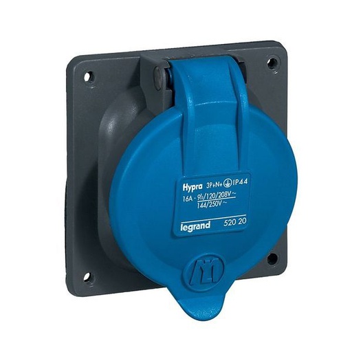[LEG052020] Soc Eu 16A 4P+T 230V Plas Ip44 legrand 052020