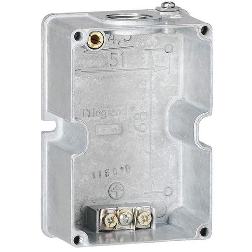 [LEG052069] Boitier Pour Socle De Connecteur Metal 16A 2P+T legrand 052069